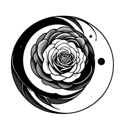 Rose And Moon Phases