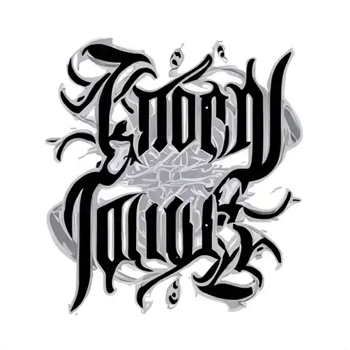 Two Word Ambigram Generator