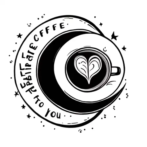 Coffee Love You To The Moon