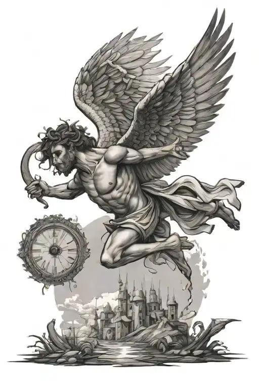 Fall Of Icarus Falling From Sky