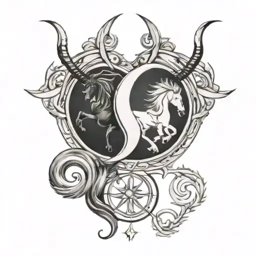 Capricorn And Sagittarius Symbol