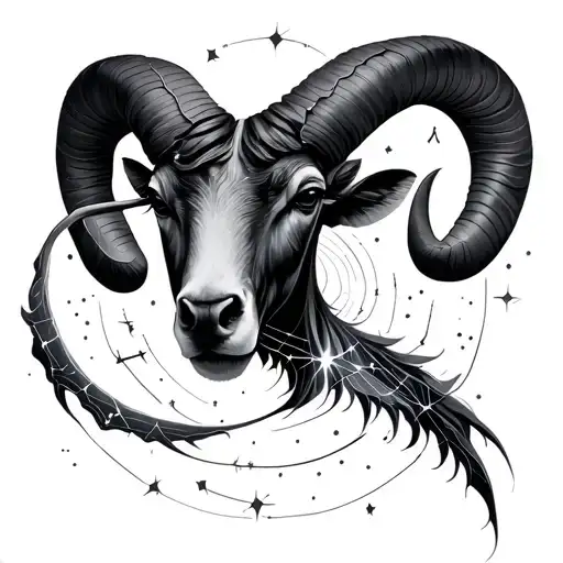 Aries Constellation Intertwined