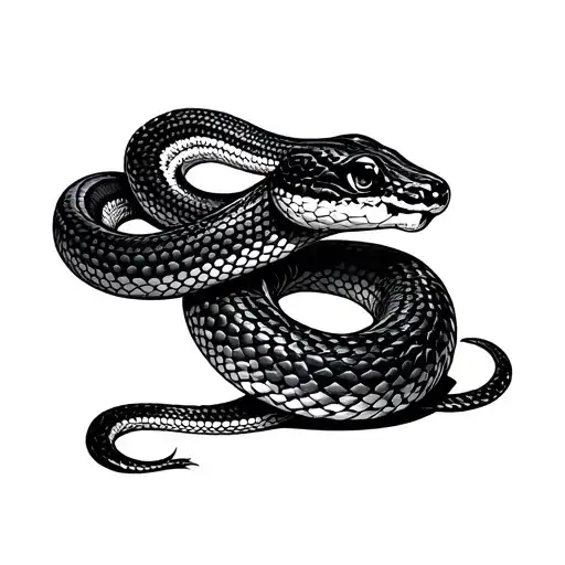 Snake With Note Made