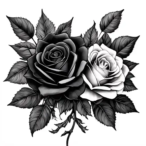 Black Roses And Red Roses