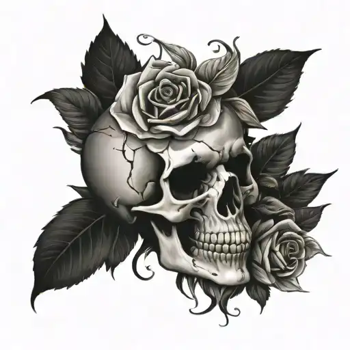 Skull And Roses