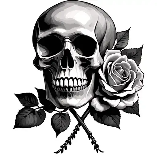 Skull And Roses