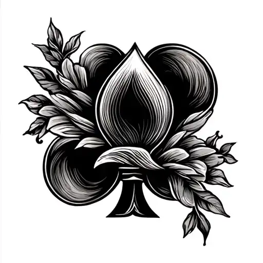 Spade With Jamaican Accent Art Design