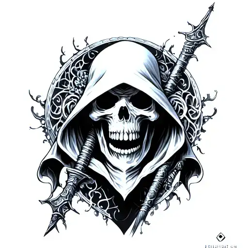 Surrealist Grim Reaper