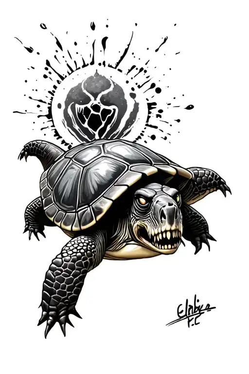 Zombie Snapping Turtle