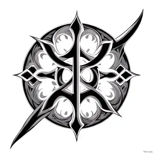 Arabic Religious Symbols Merging