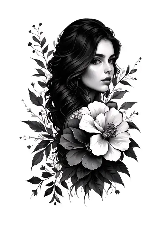 Floral Blackout Sleeve