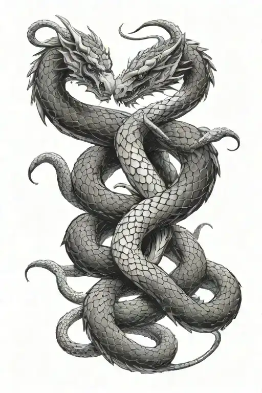 Dragon And Snake