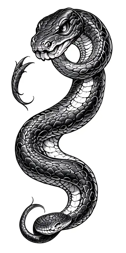 Snake Coiled
