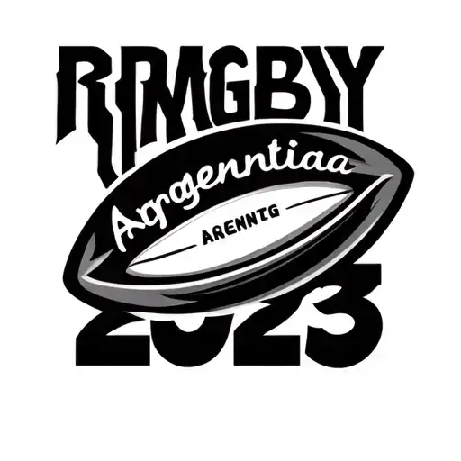 The Word Rugby With A Tiny Writing Saying Argentina 2025