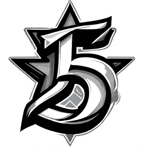 Number 2 Star Star Number 5