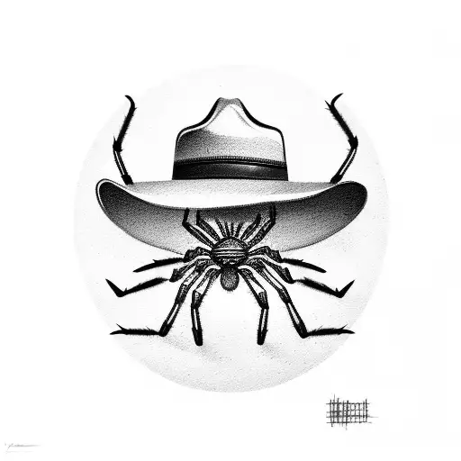 Spider With Cowboy Hat