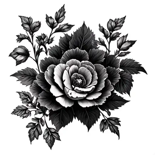 Campanula Rapunculus Flowers Various On Vines Make It Black And White