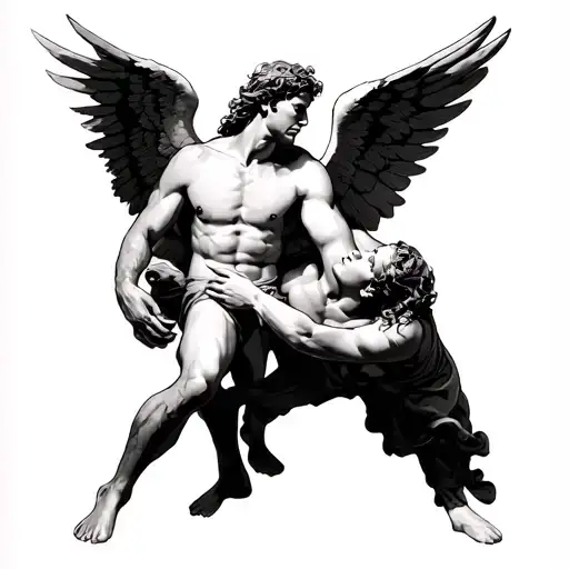 Jacob Wrestling The Angel