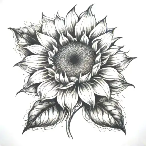 1 Sunflower With A Phrase For A Sister To Pass Away With An Hourglass