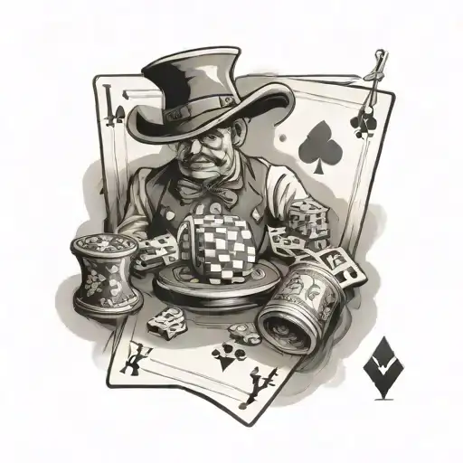 An Old Western Poker Game