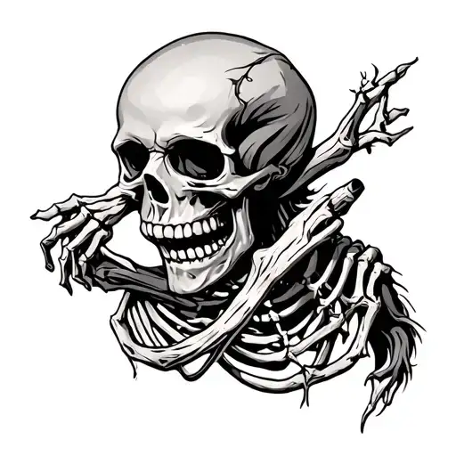 Black Plague Skeleton