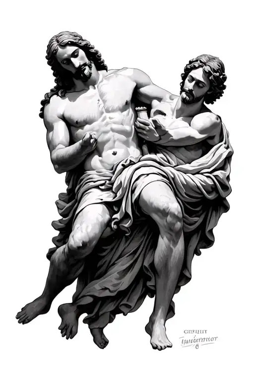 Jesus Saving Peter From Storm