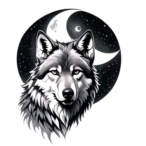 Triple Moon Wolf