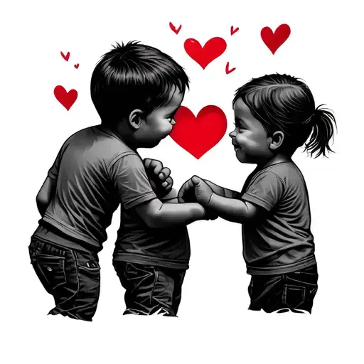 My 4 Kids Fist Bumping My Heart