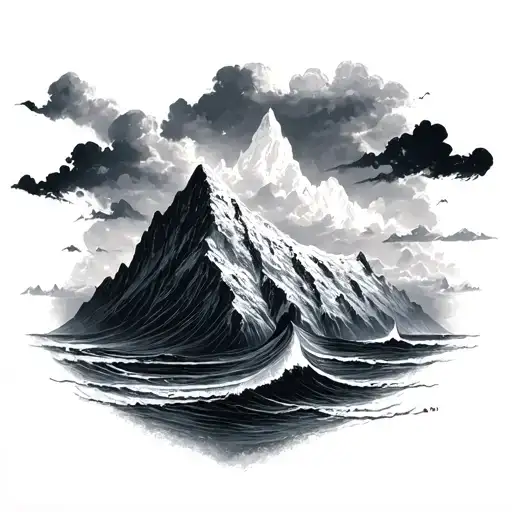 Ocean And Mountain