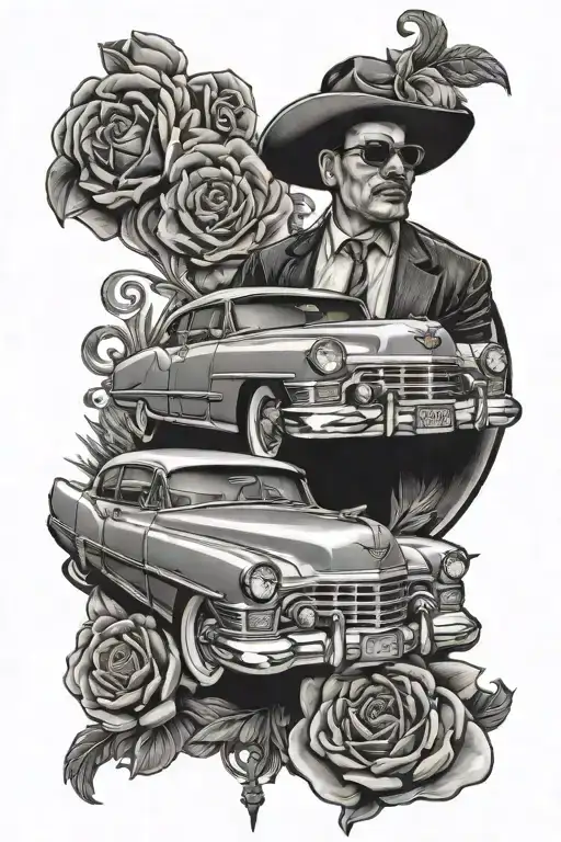 Chicano Cadillac Gangster