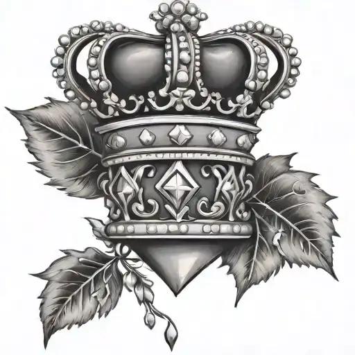 Crown And Diamonds