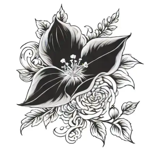 Birth Flower Intertwined