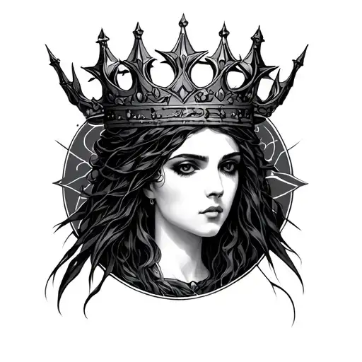 Hekate Hecate Goddess Triple Moon Crown