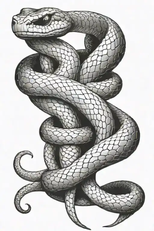 Snake Wrapped