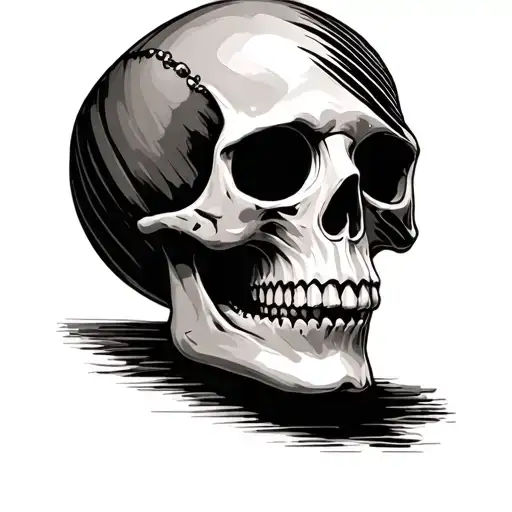 Skull By Stripes