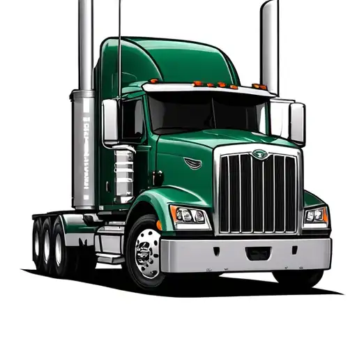 A Tattoo For My Dad Hes A Truck Driver Who Likes The Bucks Football Team