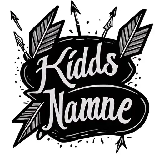 Arrows With Kids Name Written