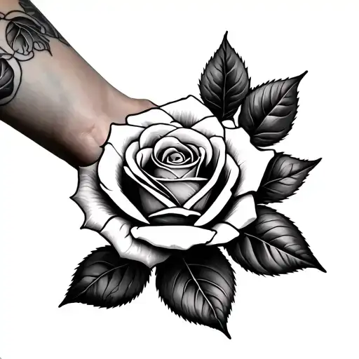 Rose On Hand