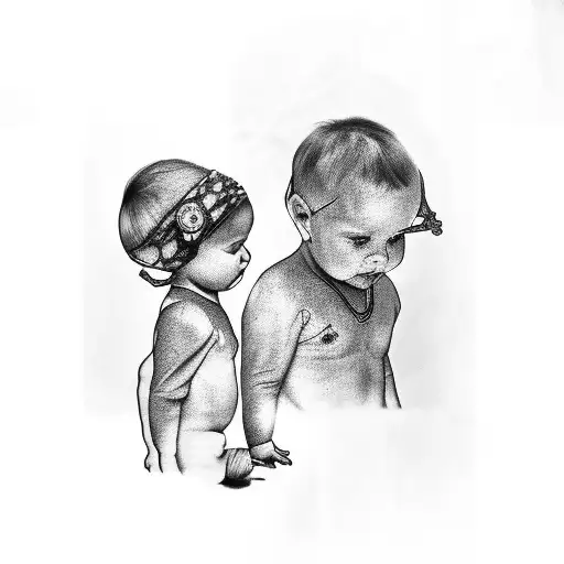 Man Sleeve Honoring Baby Daughter