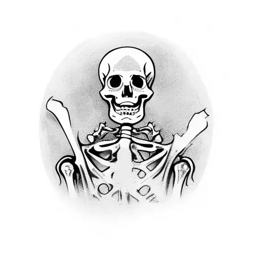 Skeleton Dressed As Mariachi