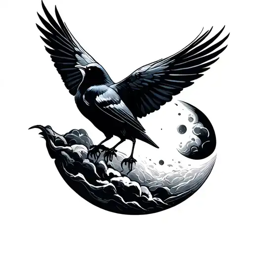 Blackbird Starting To Fly Me To The Moon