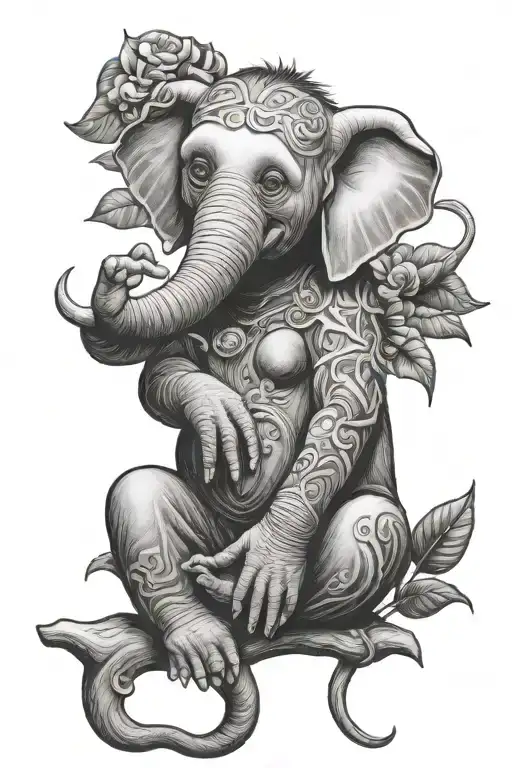 Elephant Sloth Monkey