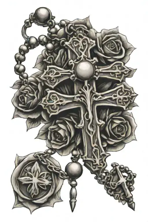 Cross And Rosary
