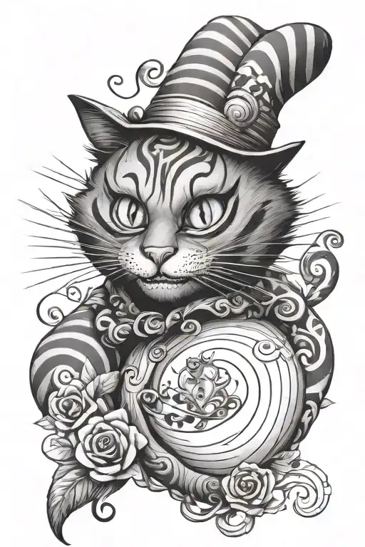 Cheshire Cat And Dinah