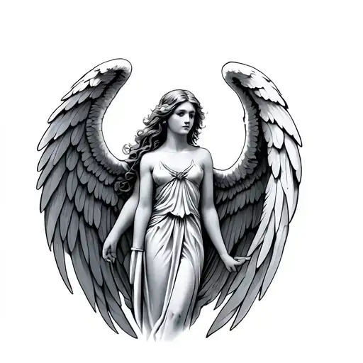 Angel With Chopped Wing