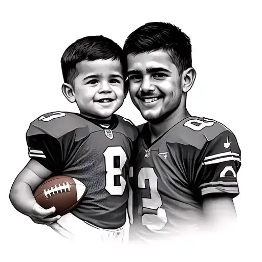 Father And Son Football