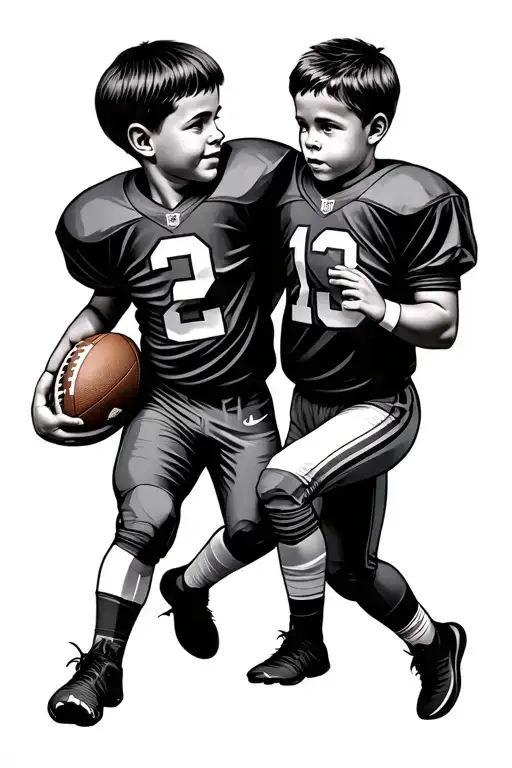 Father And Son Football