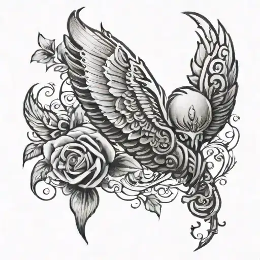 Tattoo Represents Strength Of Character Determination