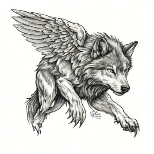 Wolf And Angel