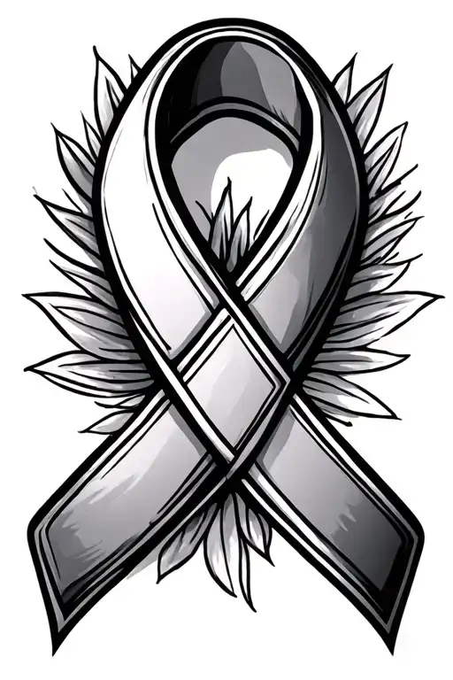 Breast Cancer Ribbon Semi Colon